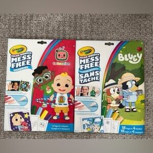 Crayola Color Wonder CoComelon and Bluey Set
